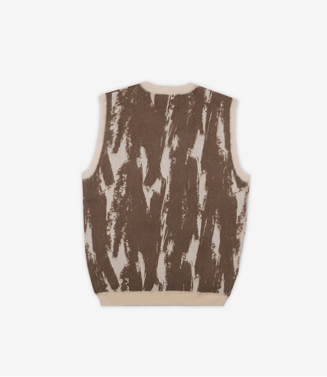 STUDENTS GOLF Cimarron Knit Vest Sweater - Cream