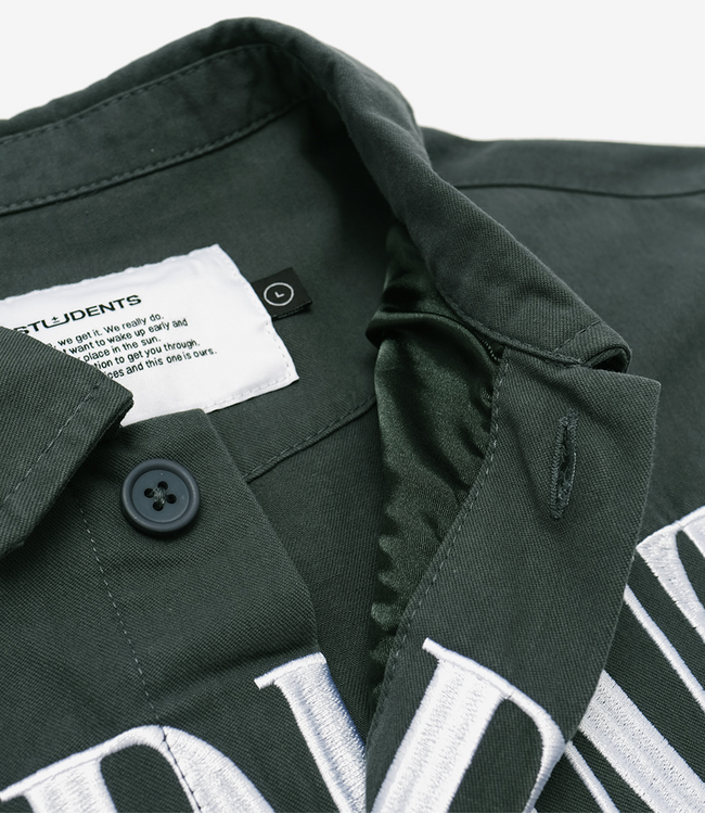 STUDENTS GOLF Garrick Chore Jacket - Pine