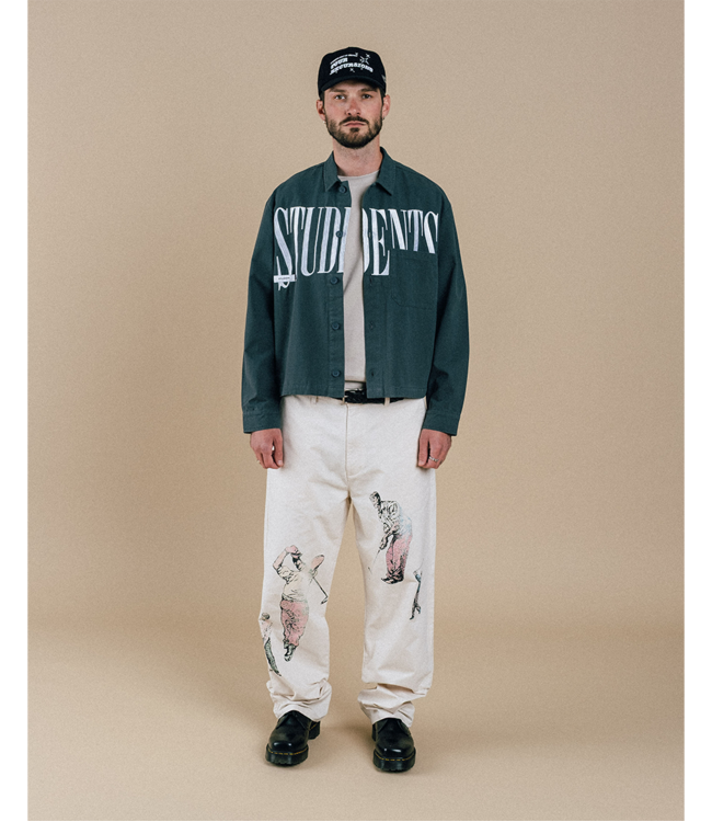 STUDENTS GOLF Garrick Chore Jacket - Pine