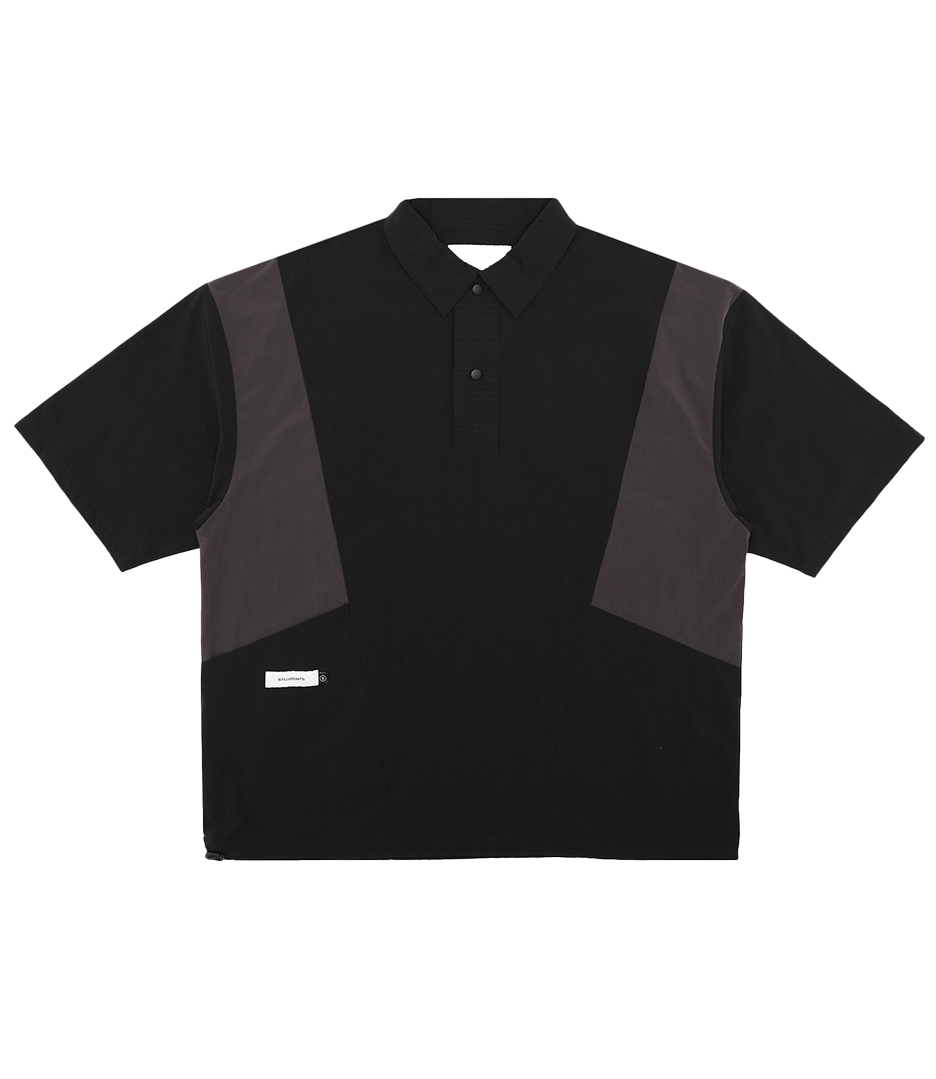 STUDENTS GOLF Alec S/S Popover - Black