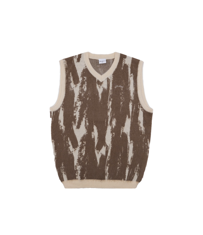 STUDENTS GOLF Cimarron Knit Vest Sweater - Cream