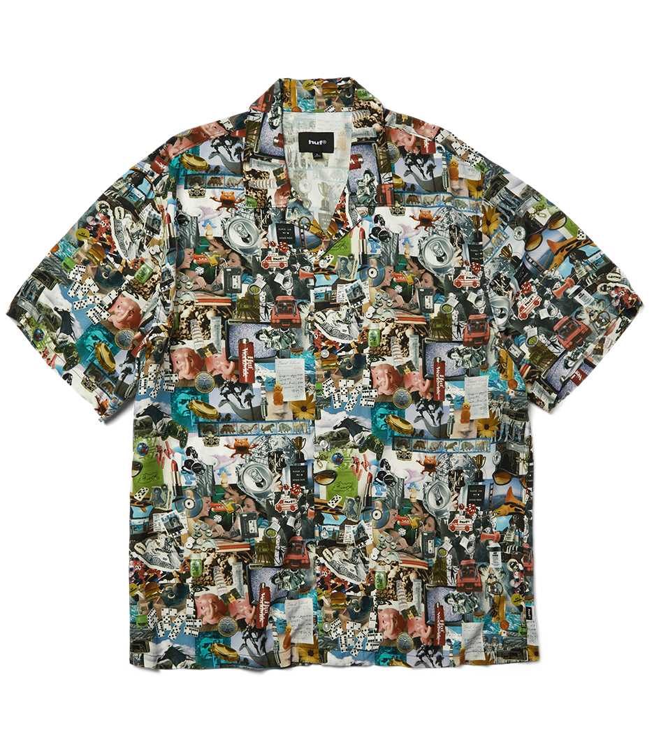 HUF From The Road Ss Resort Shirt - Multi