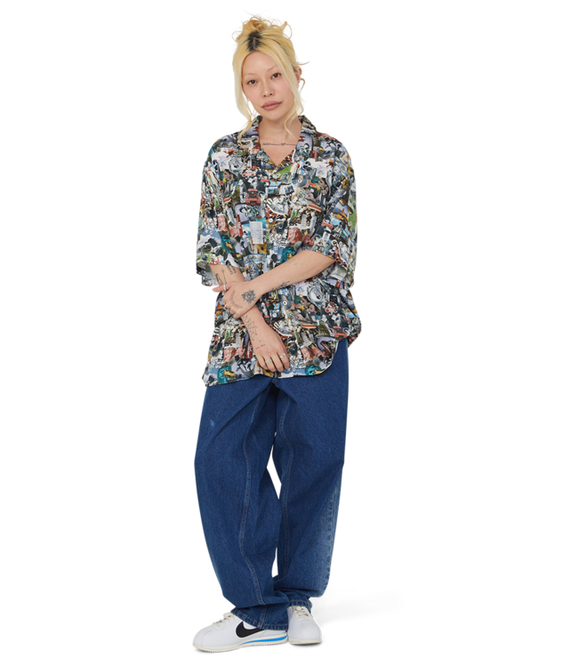 HUF From The Road Ss Resort Shirt - Multi