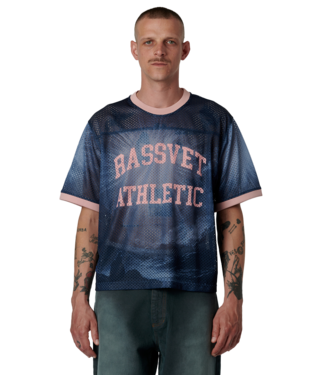 RASSVET Athletic Mesh Jersey Woven - Navy