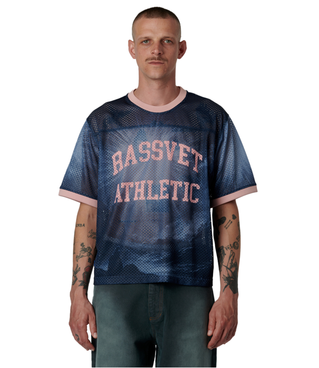 RASSVET Athletic Mesh Jersey Woven - Navy
