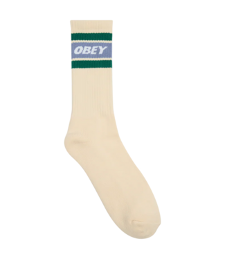 OBEY Cooper Ii Socks - Unbleached/Ashleigh Blue