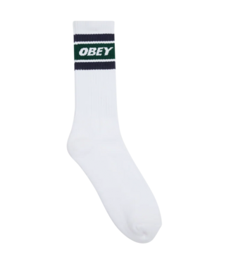OBEY Cooper Ii Socks - White/Eden Green
