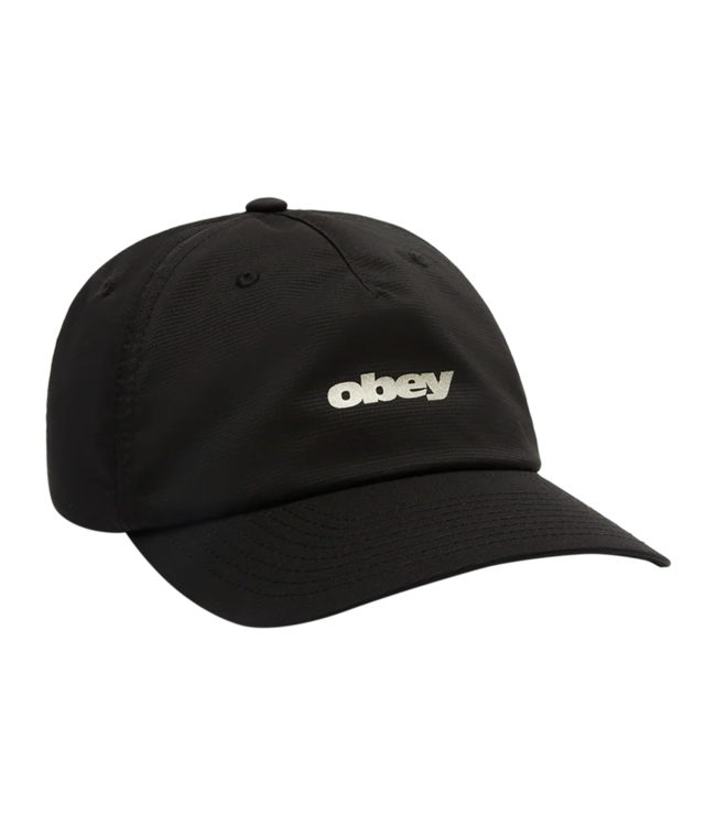 OBEY Obey Stride 5 Panel Strapback - Black
