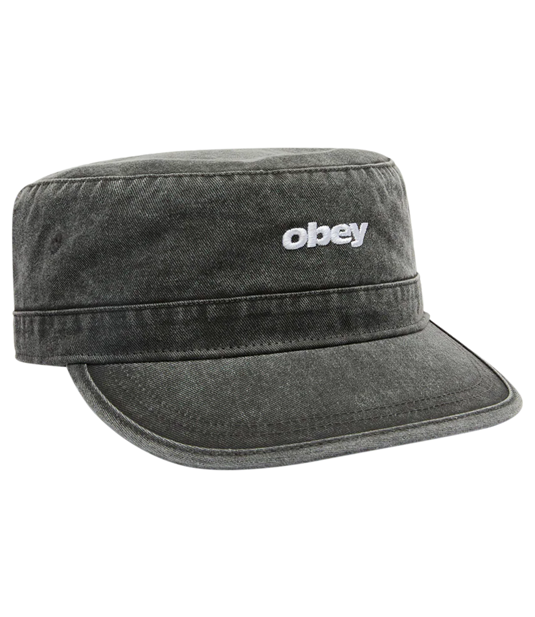 OBEY Boxcar Pillbox Hat - Pigment Black