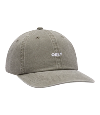 OBEY Pigment Bold 6 Panel Strapback - Pigment Olive
