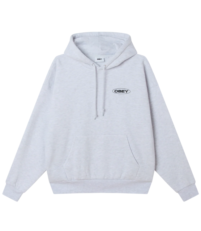 OBEY Obey Oval Cities Hood - Ash Grey