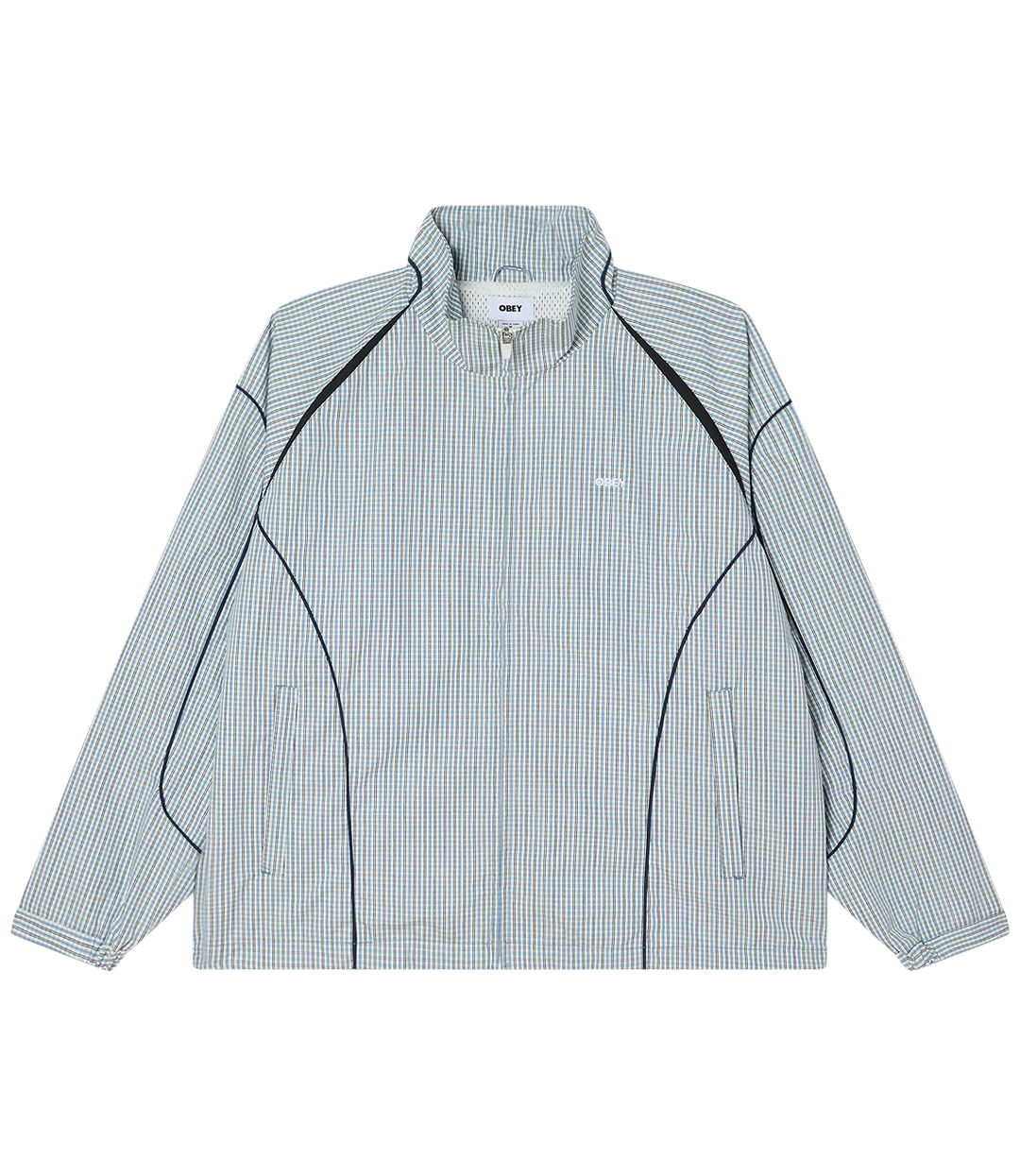 OBEY Obey Practice Windbreaker - Plaid Multi