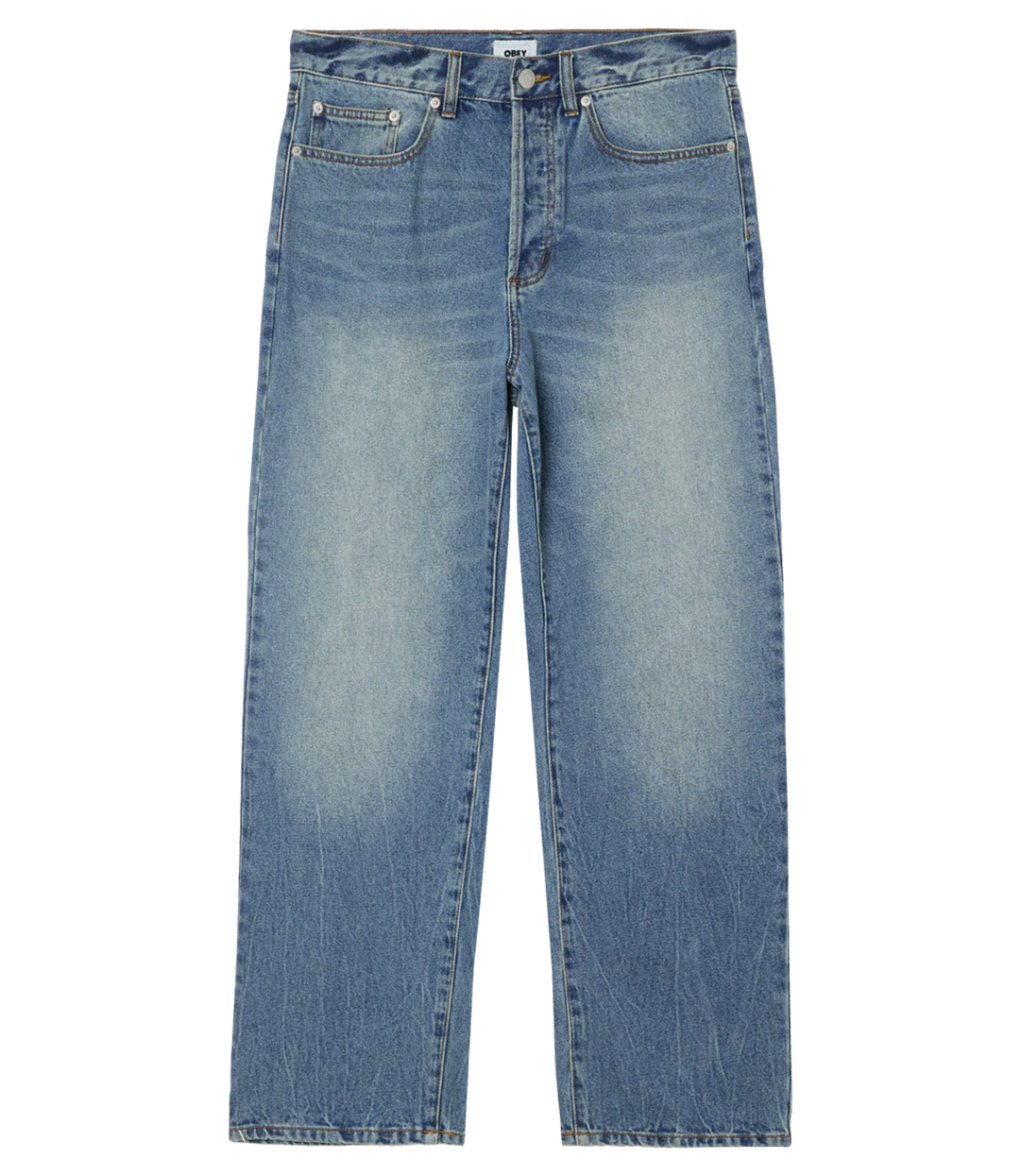 OBEY Classic Baggy Vntg Denim - Heavy Vntg/Light Indigo