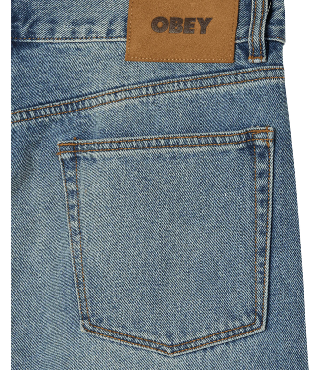 OBEY Classic Baggy Vntg Denim - Heavy Vntg/Light Indigo