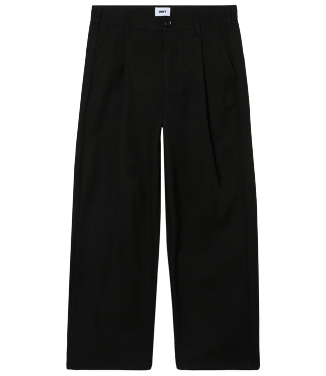 OBEY Dean Pleated Pant - Black