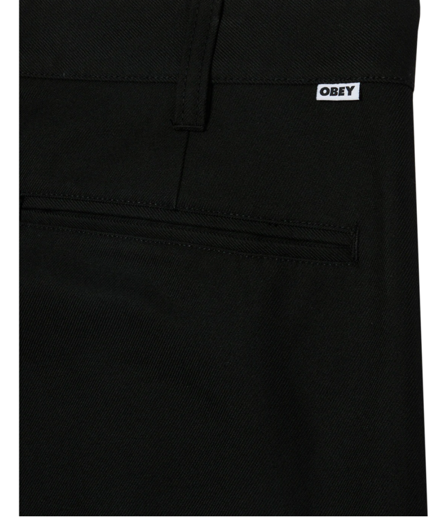 OBEY Dean Pleated Pant - Black