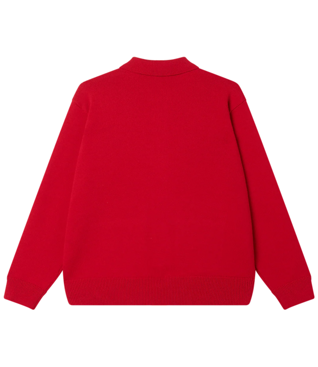 OBEY Obey Matt Zip Up Sweater - Red Multi