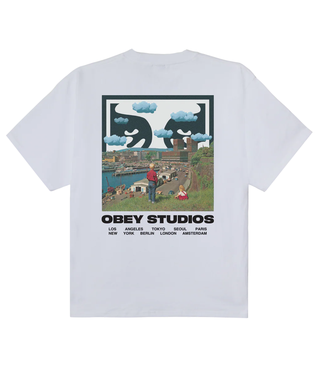 OBEY Obey Sky Face - White