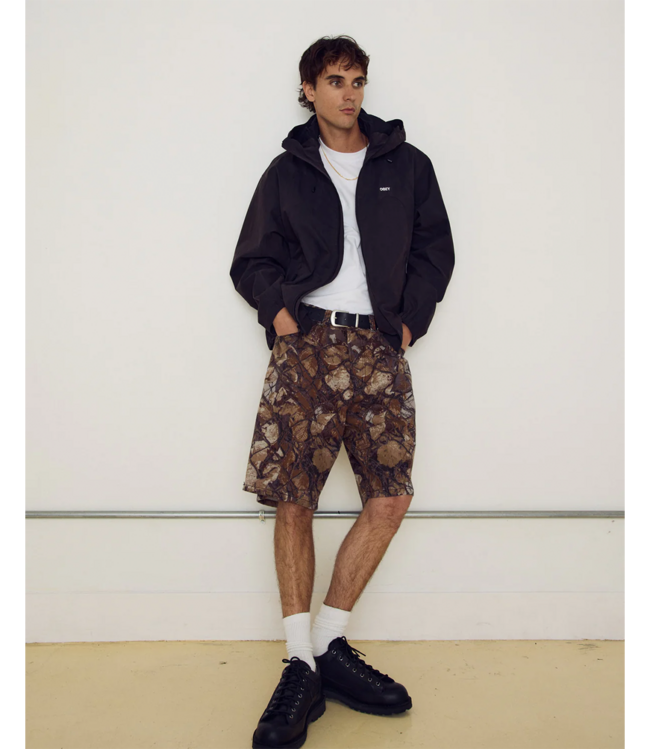 OBEY Bigwig Baggy Denim Short - Fence Camo