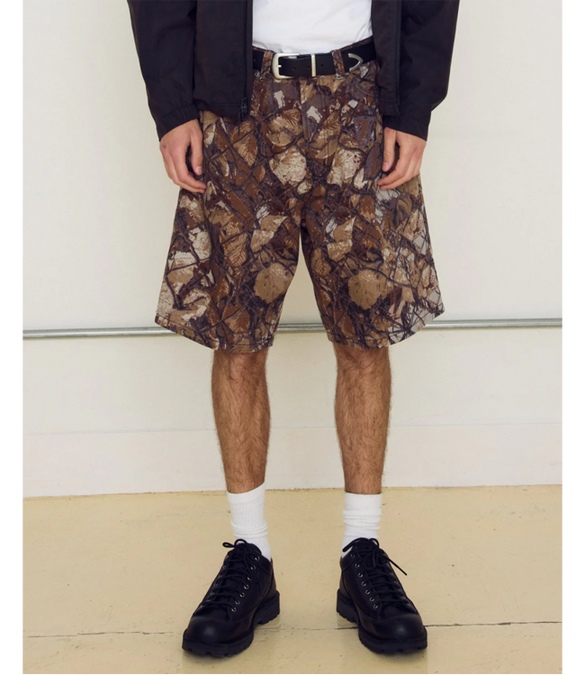 OBEY Bigwig Baggy Denim Short - Fence Camo