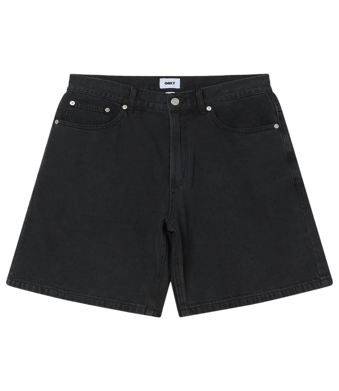 OBEY Emerson Denim Short - Washed Black