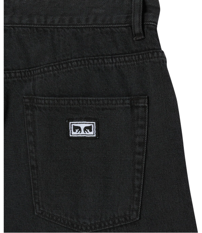 OBEY Emerson Denim Short - Washed Black