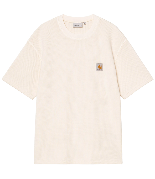 CARHARTT WIP S/S Nelson Waffle T-Shirt - Natural/Garment Dyed