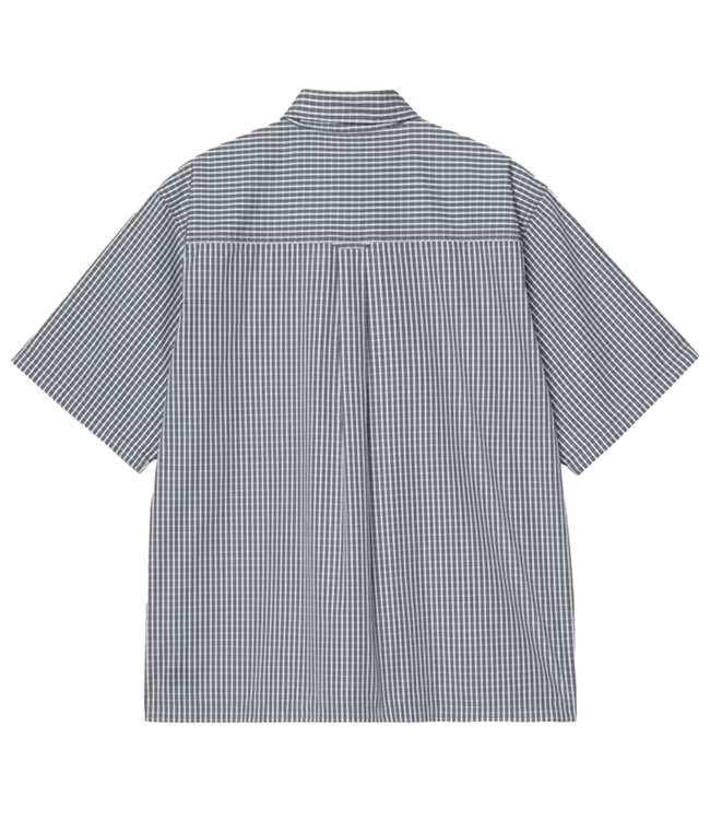 CARHARTT WIP S/S Groff Shirt - Groff Check/Blue River