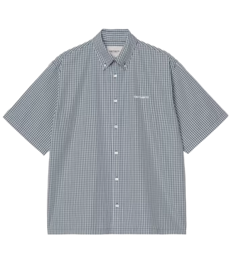 CARHARTT WIP S/S Groff Shirt - Groff Check/Blue River