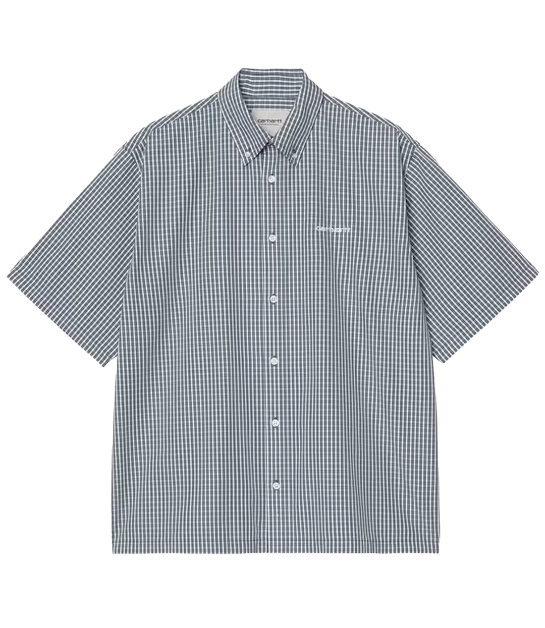 CARHARTT WIP S/S Groff Shirt - Groff Check/Blue River