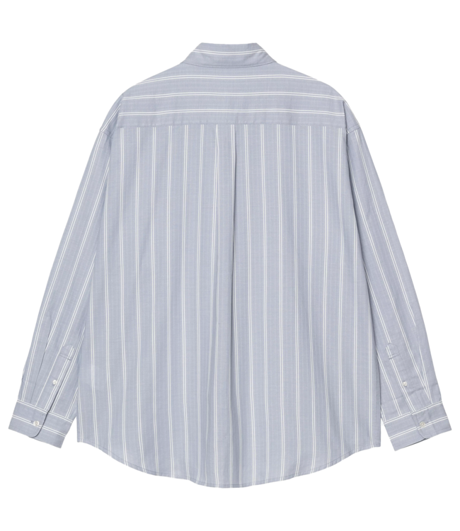 CARHARTT WIP L/S Beale Shirt - Beale Stripe/Gentle Blue/White