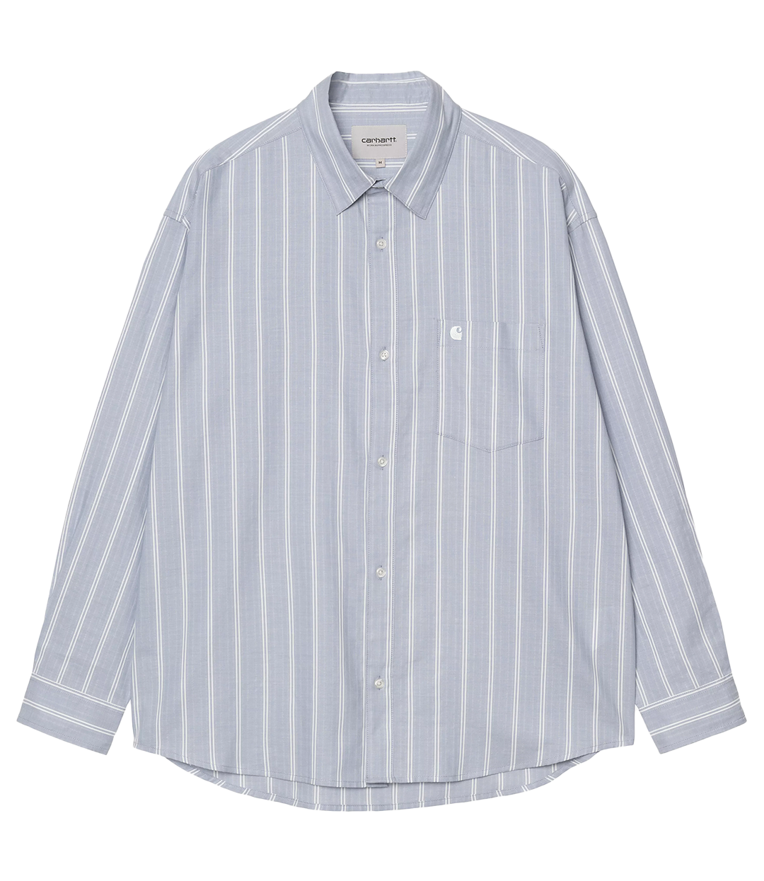 CARHARTT WIP L/S Beale Shirt - Beale Stripe/Gentle Blue/White