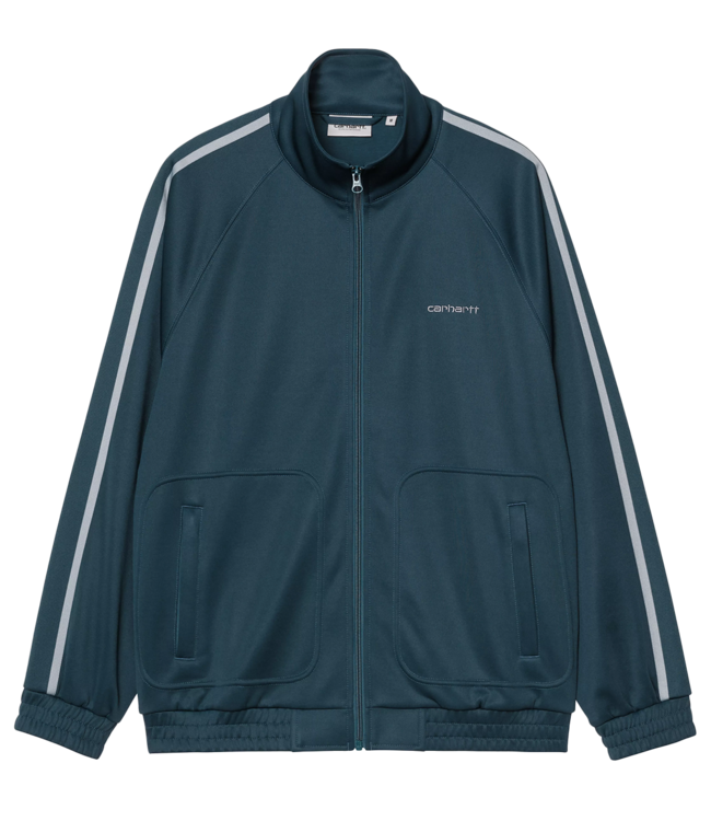 CARHARTT WIP Bolar Sweat Jacket - Blue River/Mirror