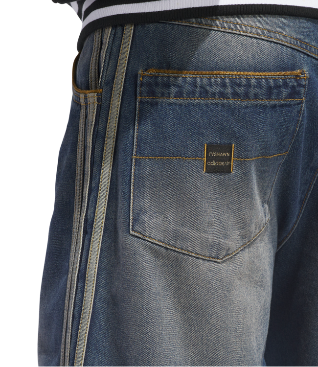 ADIDAS Tyshawn Washed Denim Short - Indigo
