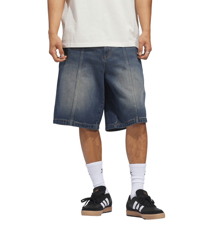 ADIDAS Tyshawn Washed Denim Short - Indigo