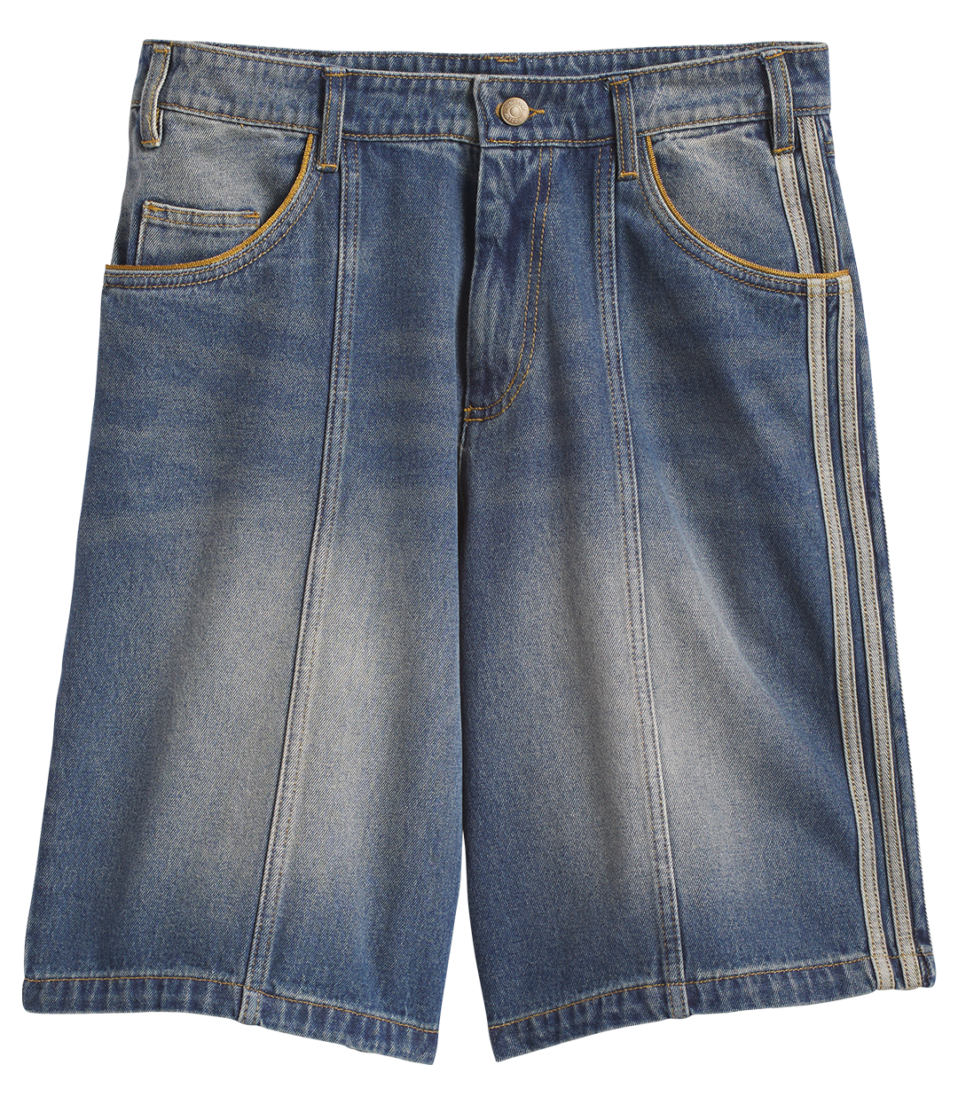 ADIDAS Tyshawn Washed Denim Short - Indigo