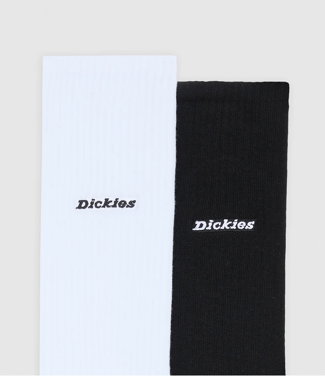 DICKIES Copperton High Socks 2Pk - Black/White