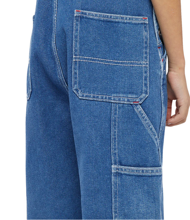 DICKIES Denim Bib - Indigo Blue