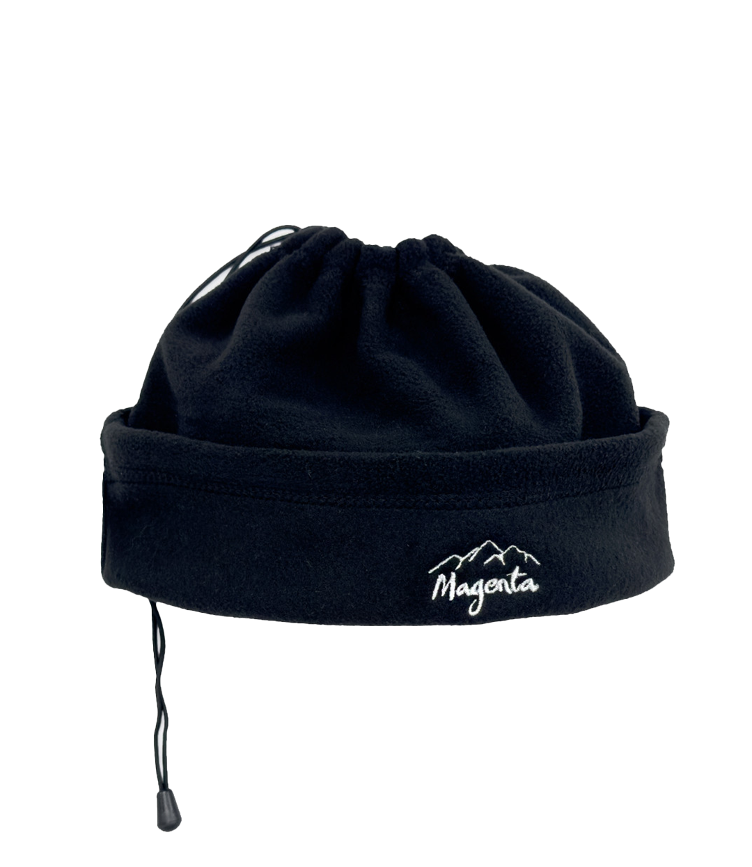 MAGENTA Convertible Fleece Beanie - Black