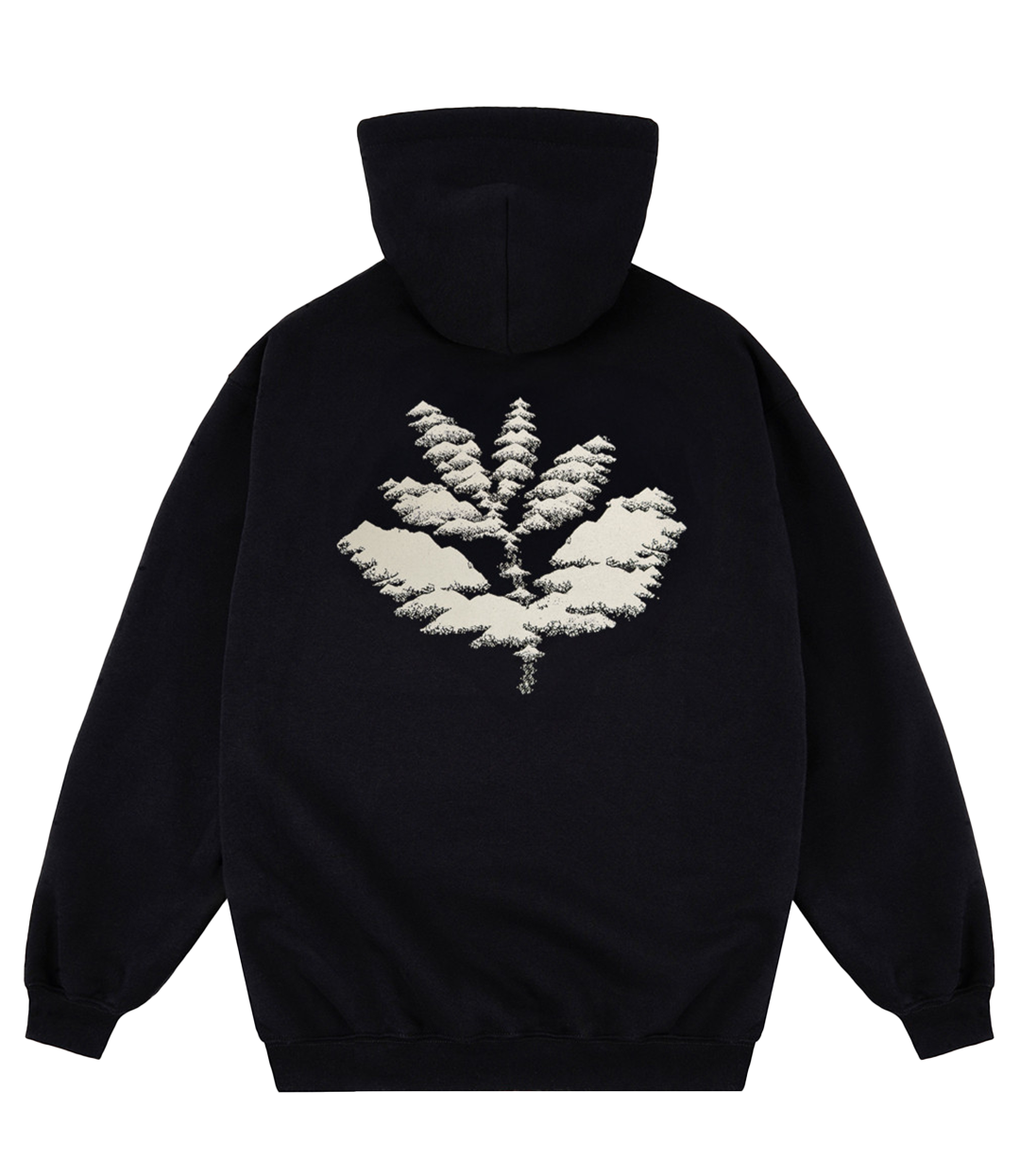 MAGENTA Mountains Hoodie - Black