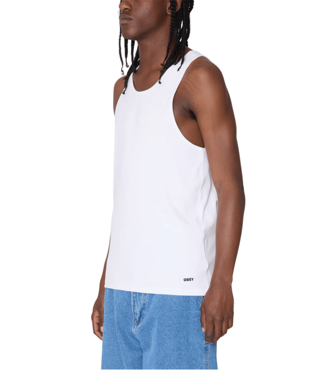 OBEY Standard Rib Tank 2 Pack - White