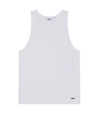 OBEY Standard Rib Tank 2 Pack - White