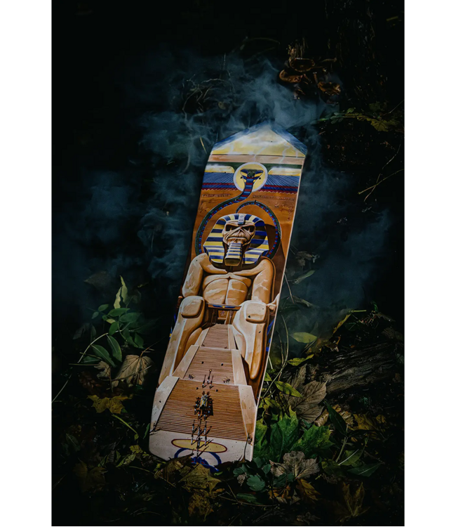 THE SKATEROOM Iron Maiden Powerslave Obelisk Deck