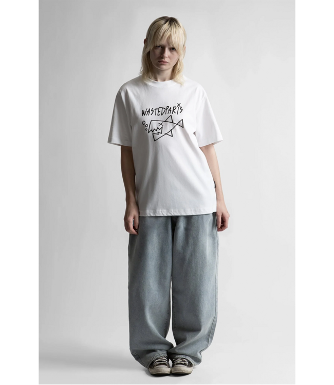 WASTED PARIS Give Up T-Shirt - White