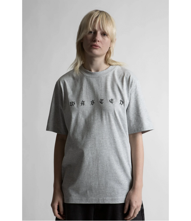WASTED PARIS Shard T-Shirt - Ash Grey