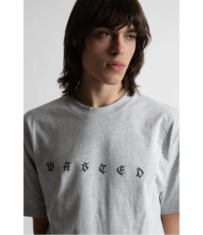 WASTED PARIS Shard T-Shirt - Ash Grey