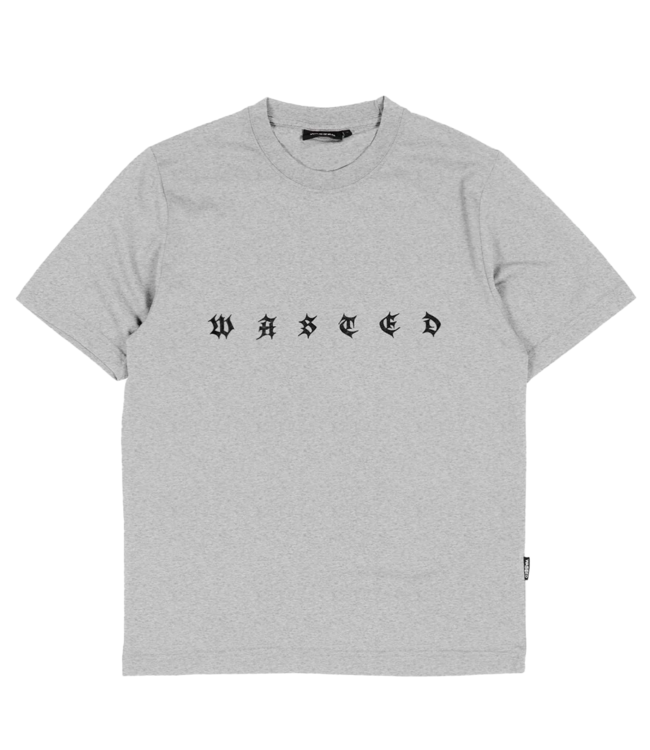 WASTED PARIS Shard T-Shirt - Ash Grey