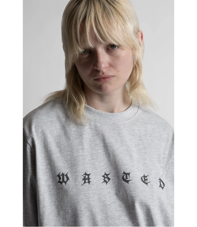 WASTED PARIS Shard T-Shirt - Ash Grey