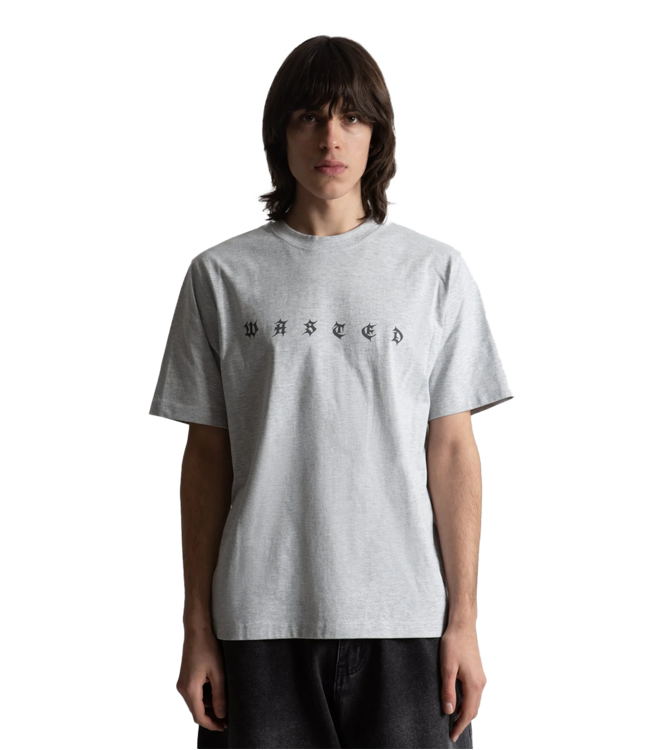 WASTED PARIS Shard T-Shirt - Ash Grey