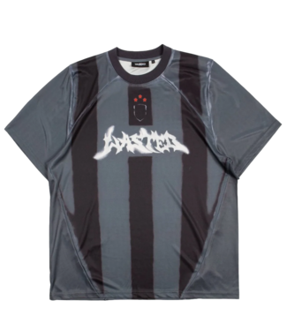 WASTED PARIS Spray Football Jersey - Black/Stone Grey